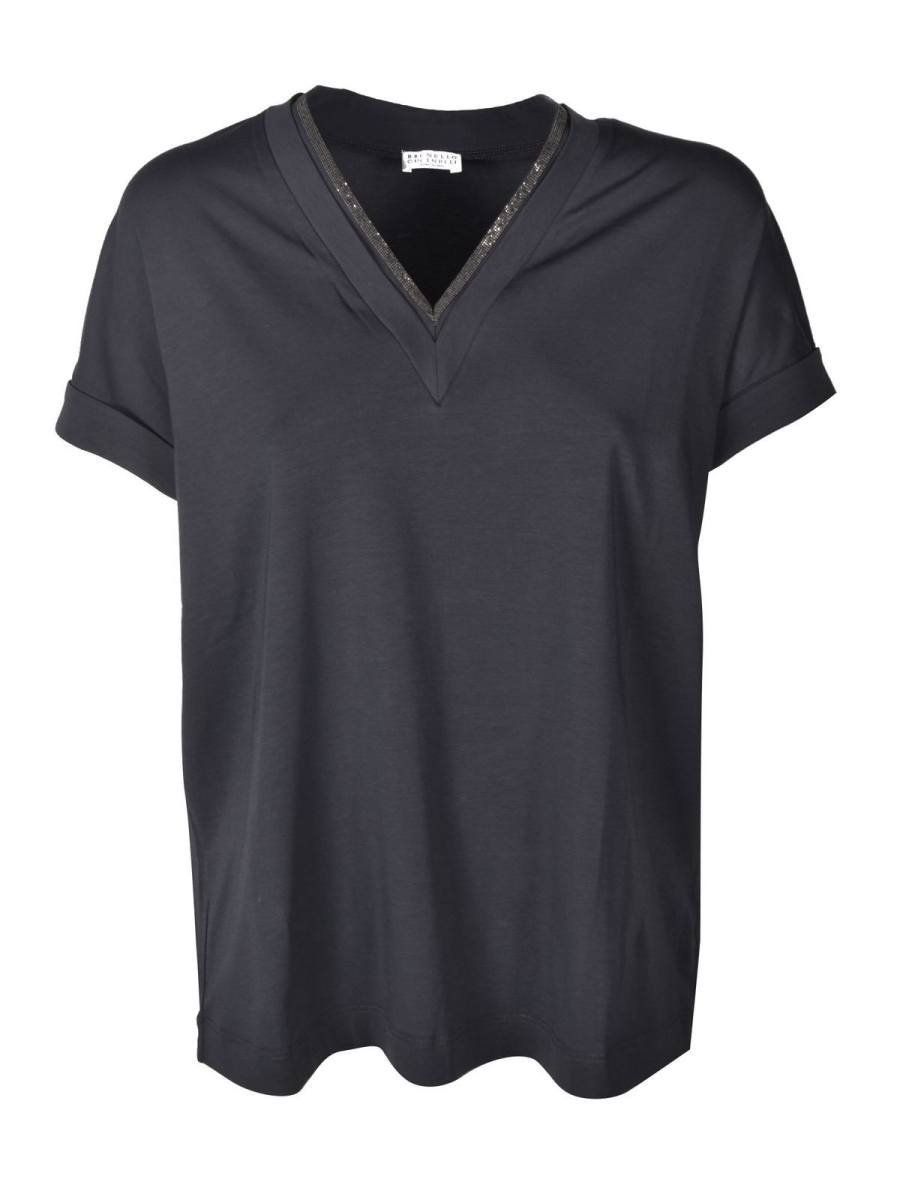 Brunello Cucinelli T-Shirt - Bleu
