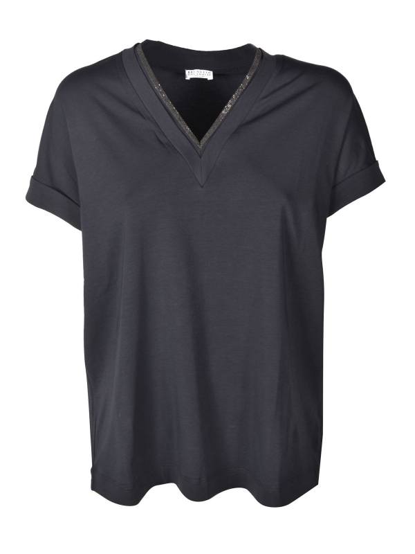 Brunello Cucinelli T-Shirt - Bleu
