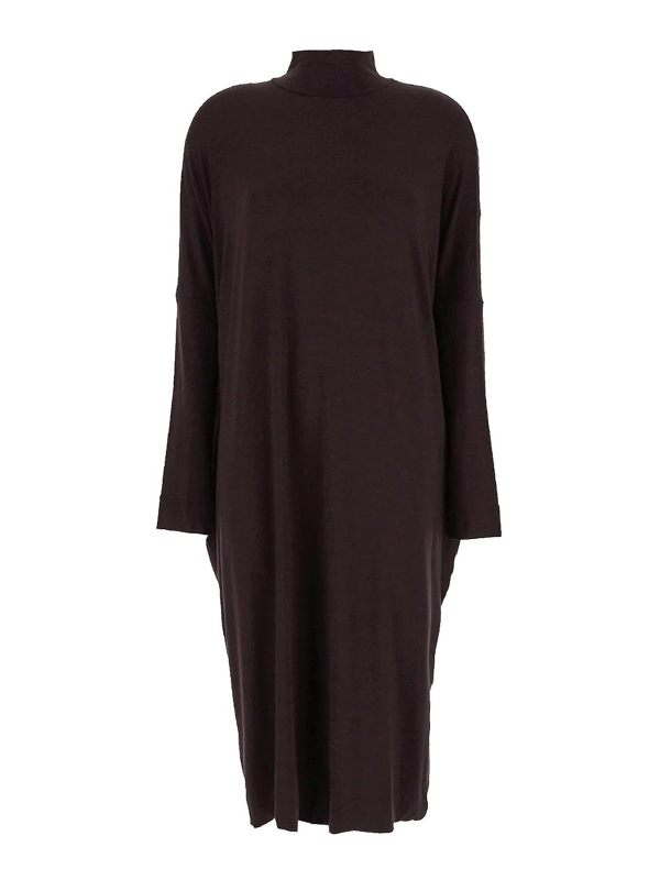 Gentryportofino Robe Au Genou - Marron