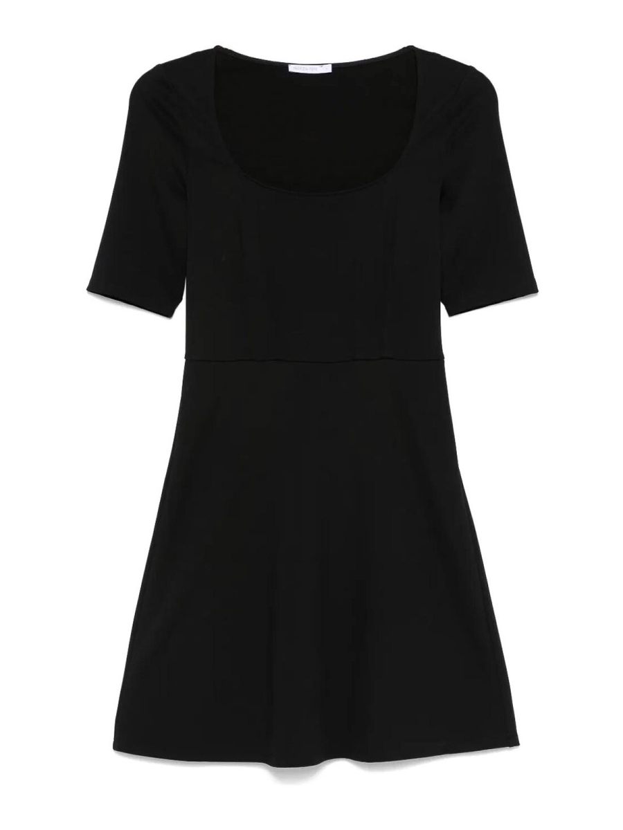 Patrizia Pepe Robe Au Genou - Noir