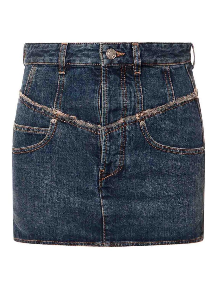 Isabel Marant Mini Jupe - Bleu