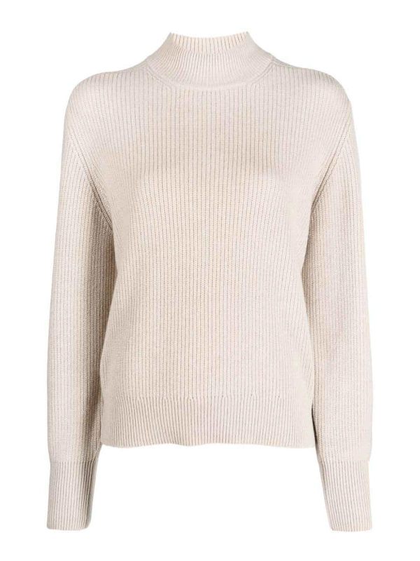 Brunello Cucinelli Pull Col Rond - Beige