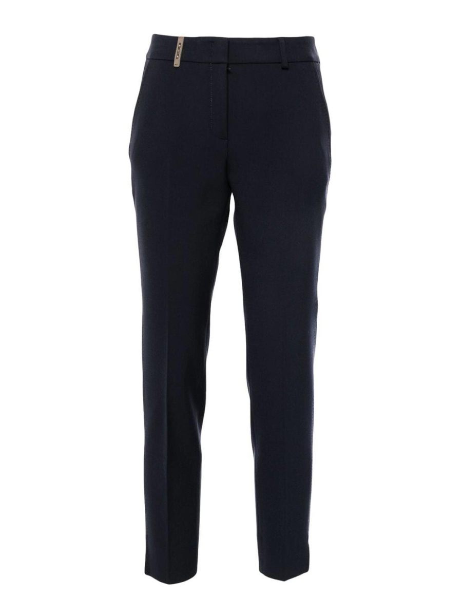 Peserico Pantalons Décontractés - Bleu