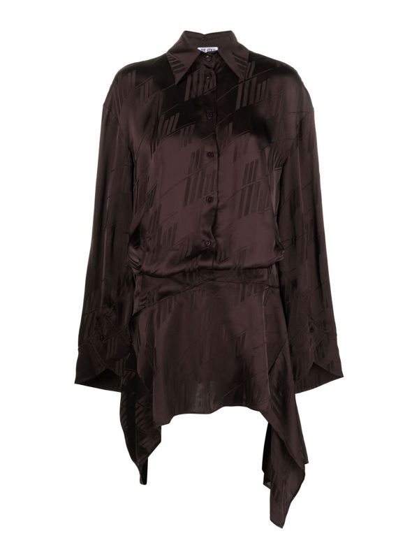 The Attico Chemise - Marron Foncé