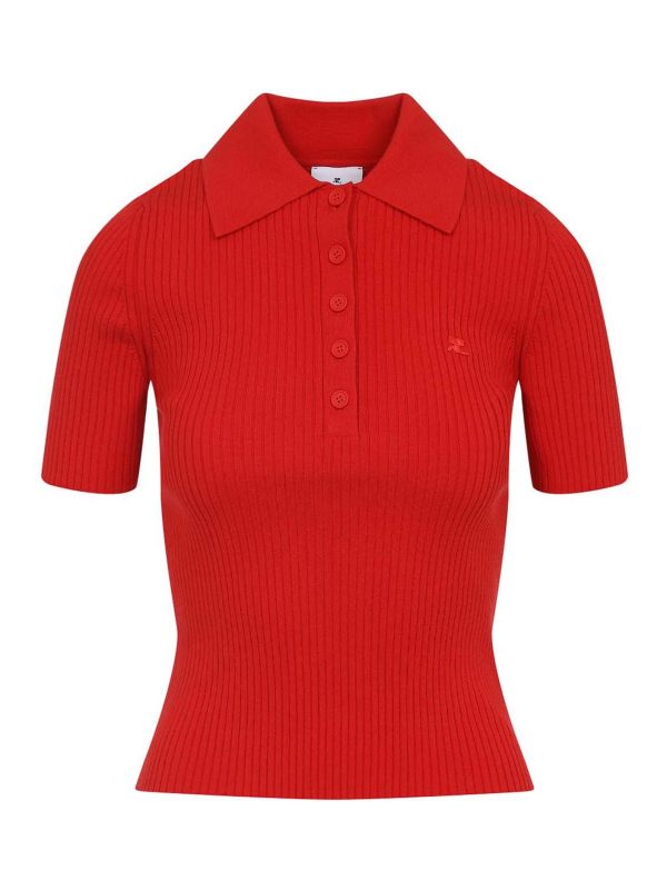 Courreges Polo - Rouge