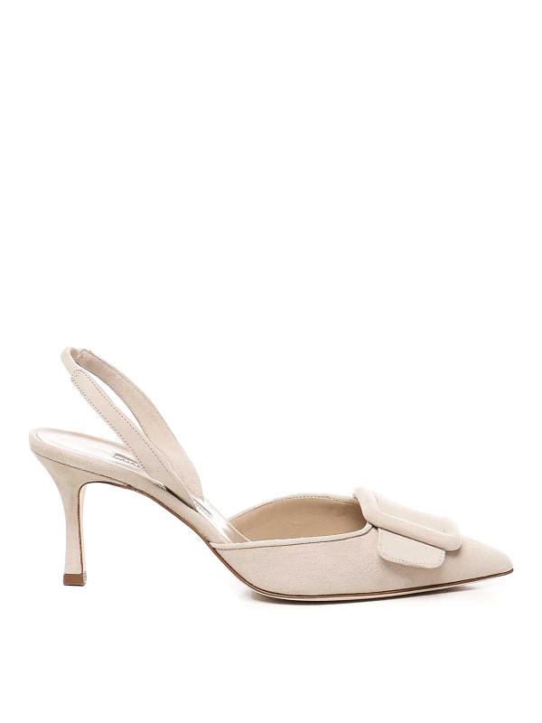 Manolo Blahnik Chaussures À Talon - Blanc