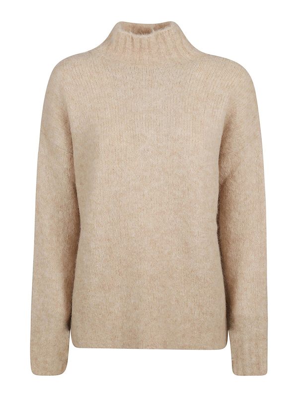 Eleventy Pull Col Roulé - Beige