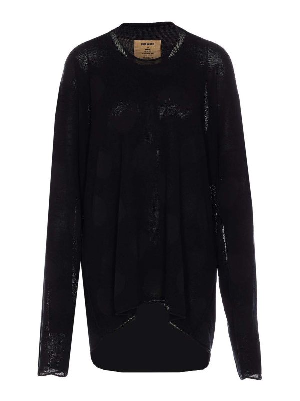Uma Wang Pull Col Rond - Noir