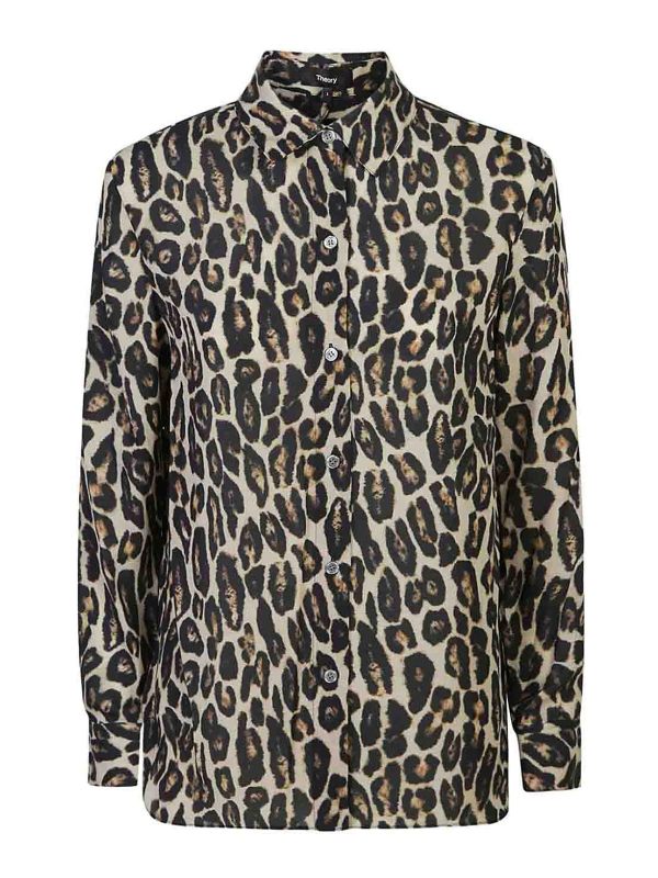 Theory Chemise - Imprimé Animal