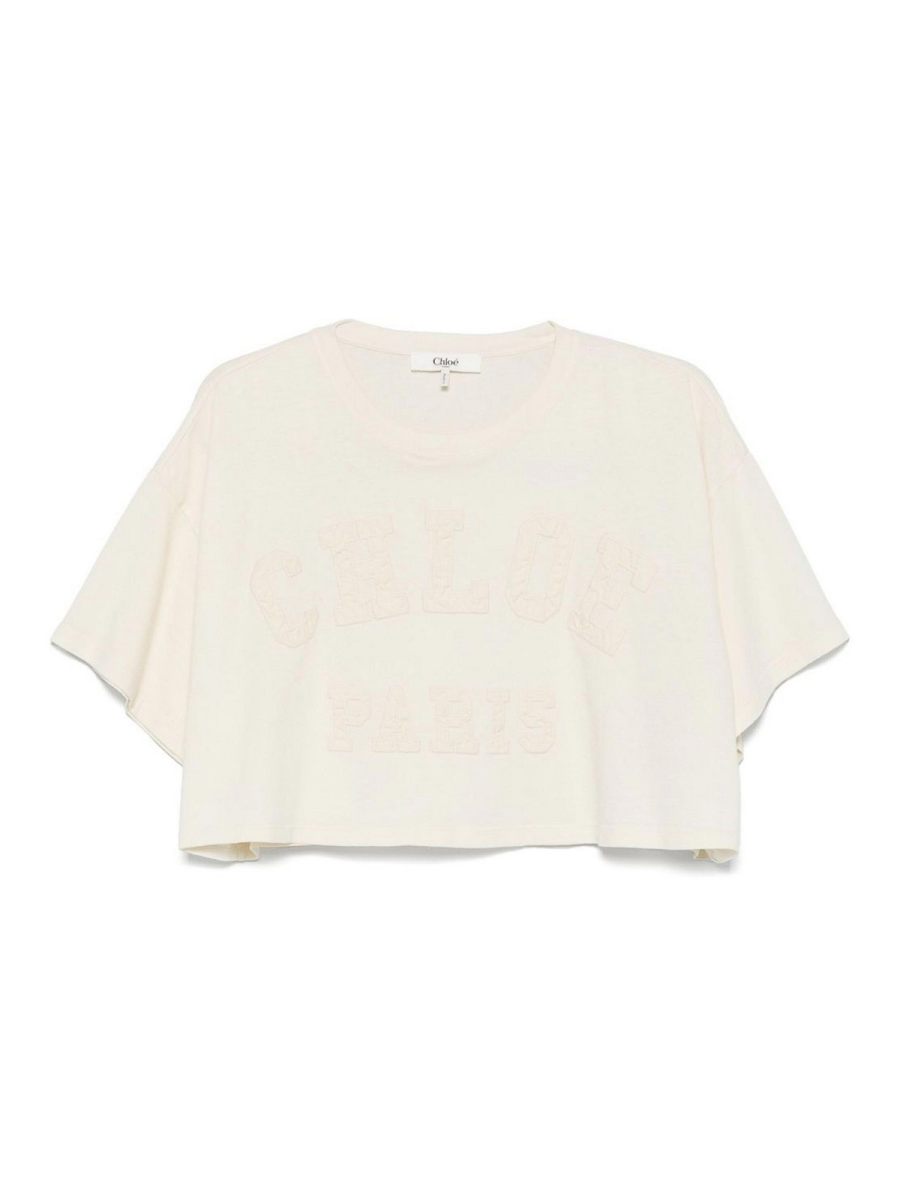 Chloe' T-Shirt - Beige