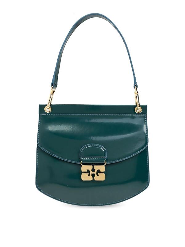 Ganni Sac Bandoulière - Vert