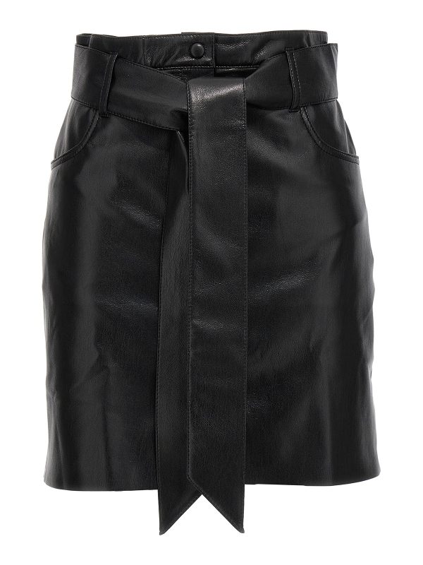 Nanushka Mini Jupe - Noir
