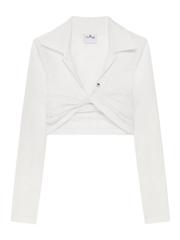 Courreges Top - Blanc