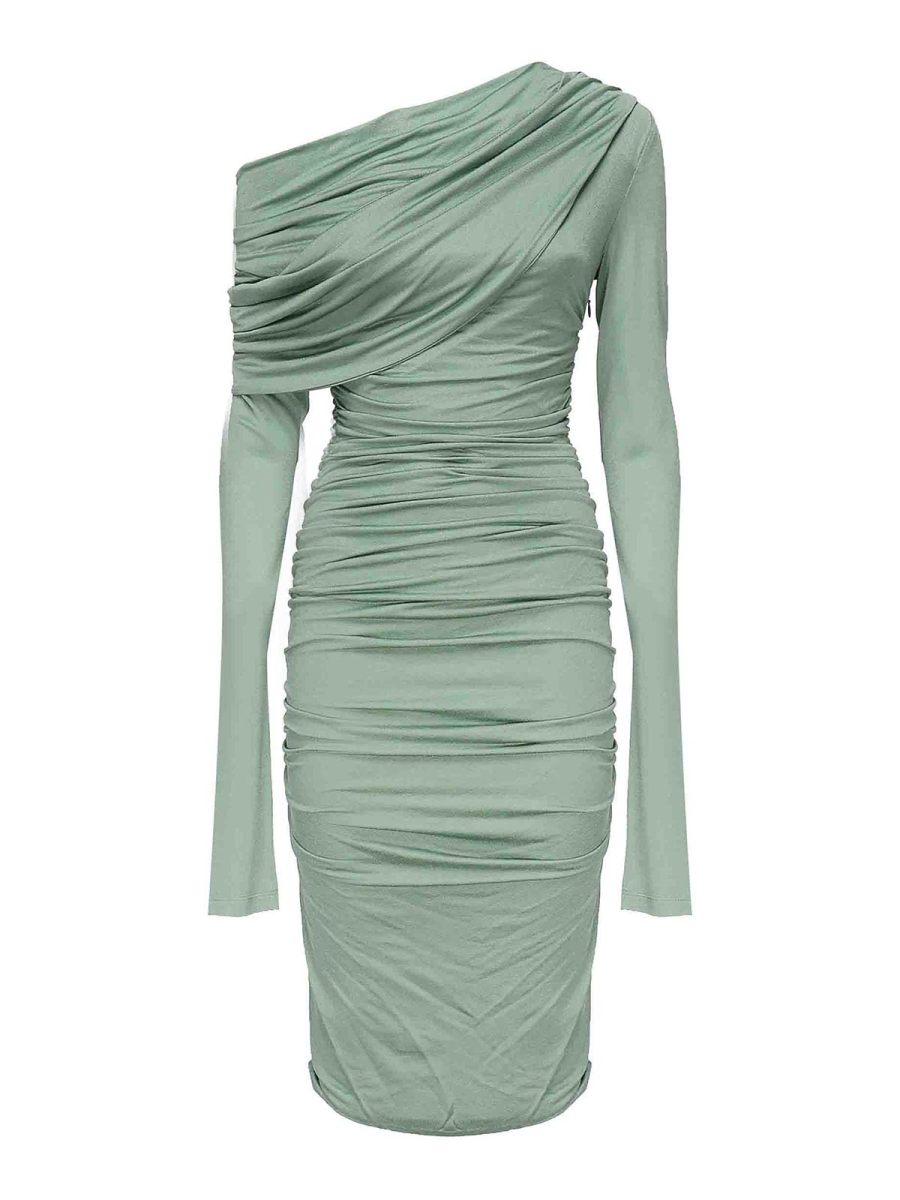 Blumarine Robe Au Genou - Vert