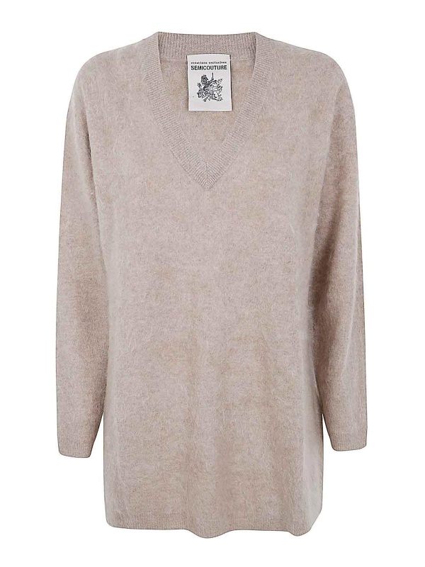 Semicouture Robe Au Genou - Couleur Chair