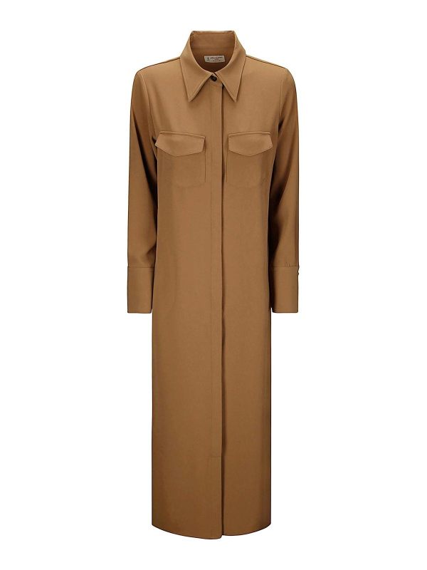 Alberto Biani Maxi Robe - Rose Clair