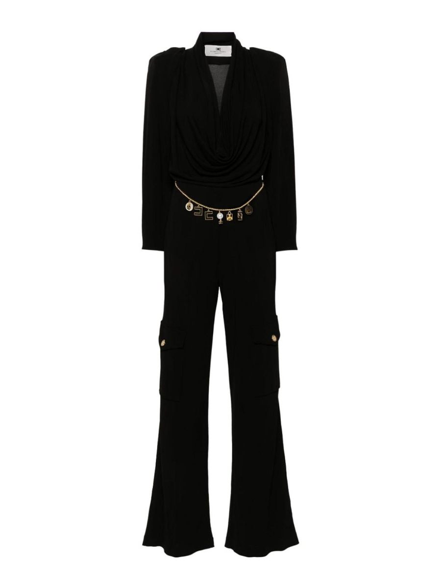 Elisabetta Franchi Veste Casual - Noir