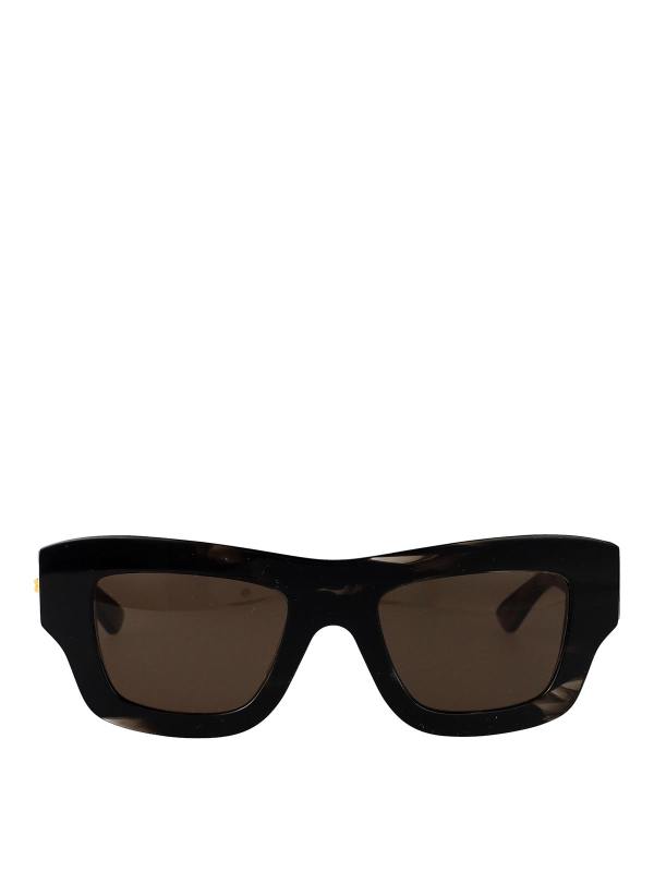 Bottega Veneta Lunettes De Soleil - Noir