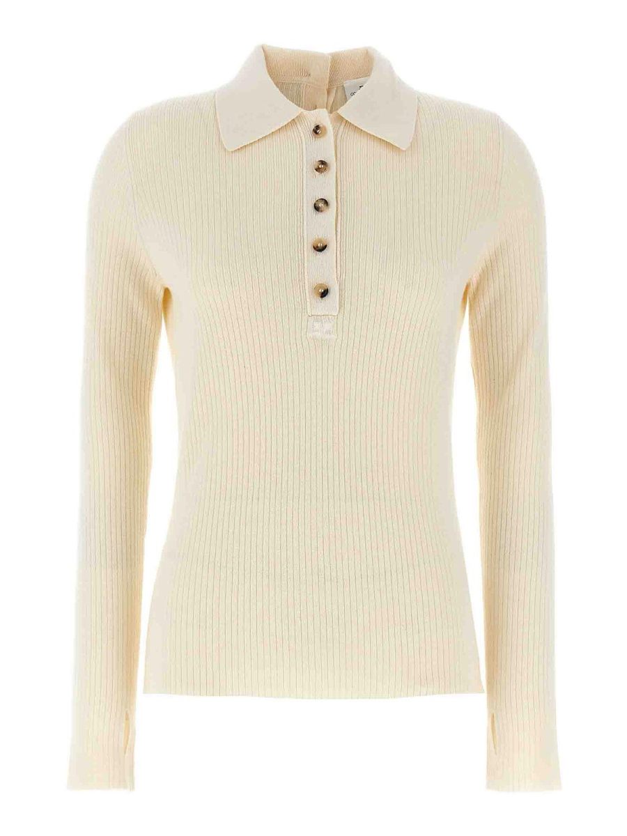 Courreges Polo - Blanc