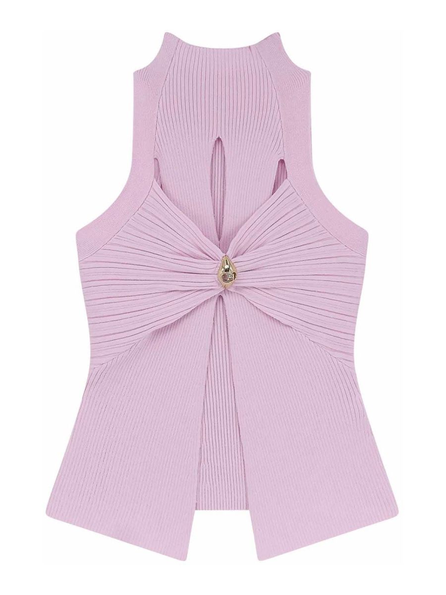 Elisabetta Franchi Top - Couleur Chair