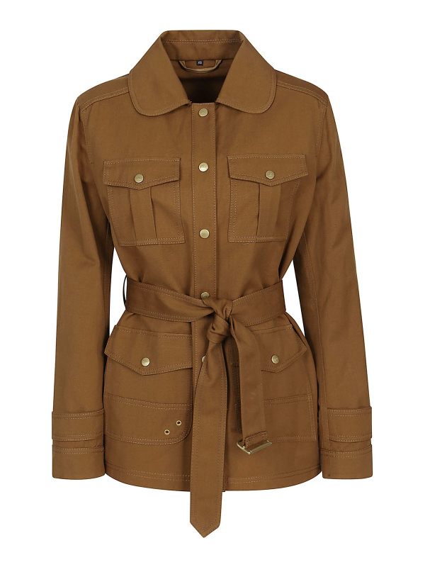 Fay Manteau Court - Marron