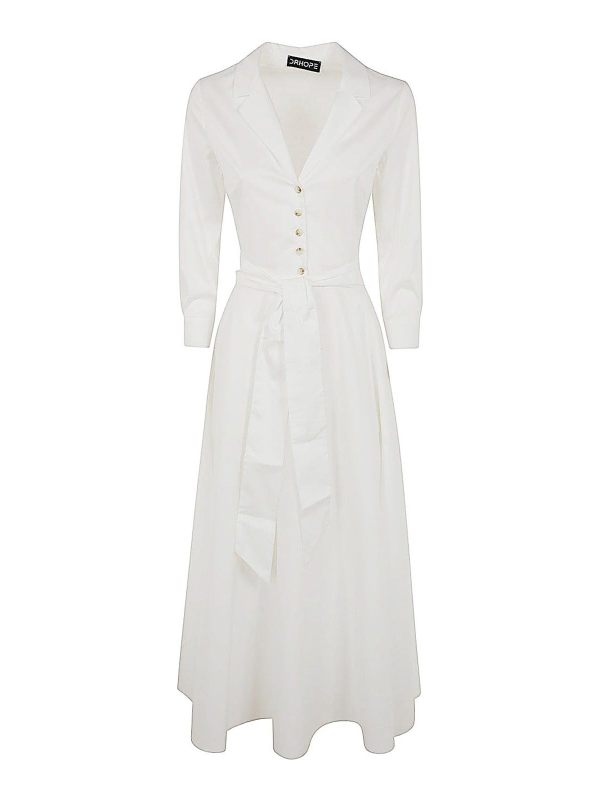 Drhope Robe Courte - Blanc