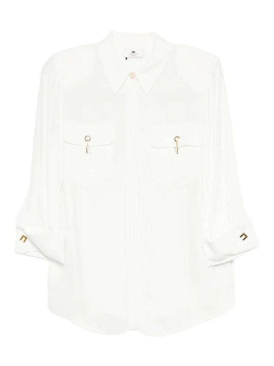 Elisabetta Franchi Chemise - Crème