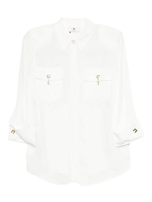 Elisabetta Franchi Chemise - Crème