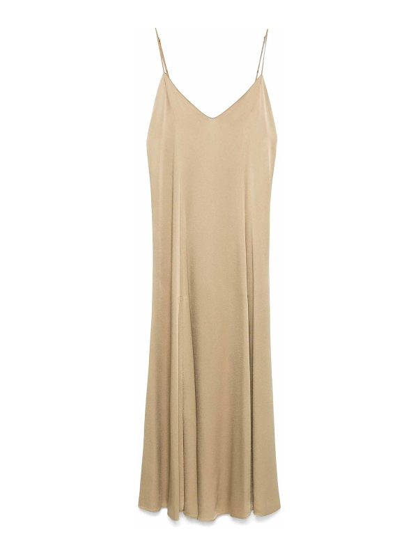 Forte Forte Robe Au Genou - Beige
