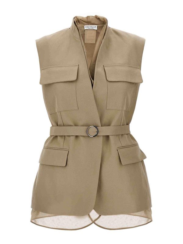 Brunello Cucinelli Gilet - Beige