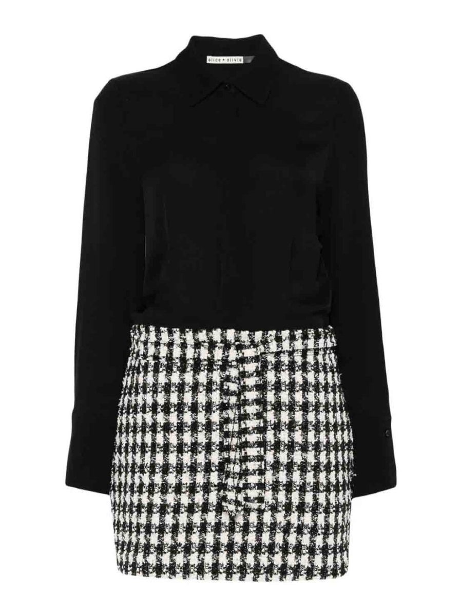 Alice+Olivia Robe Courte - Noir