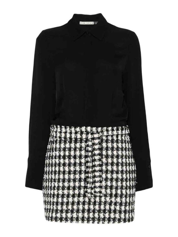 Alice+Olivia Robe Courte - Noir