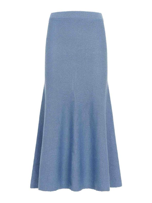 Gabriela Hearst Jupe Midi - Délavé