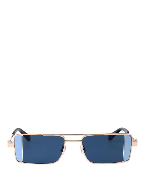 Off-White Lunettes De Soleil - Bleu