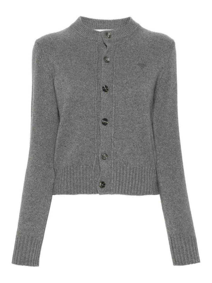 Ami Paris Cardigan - Gris