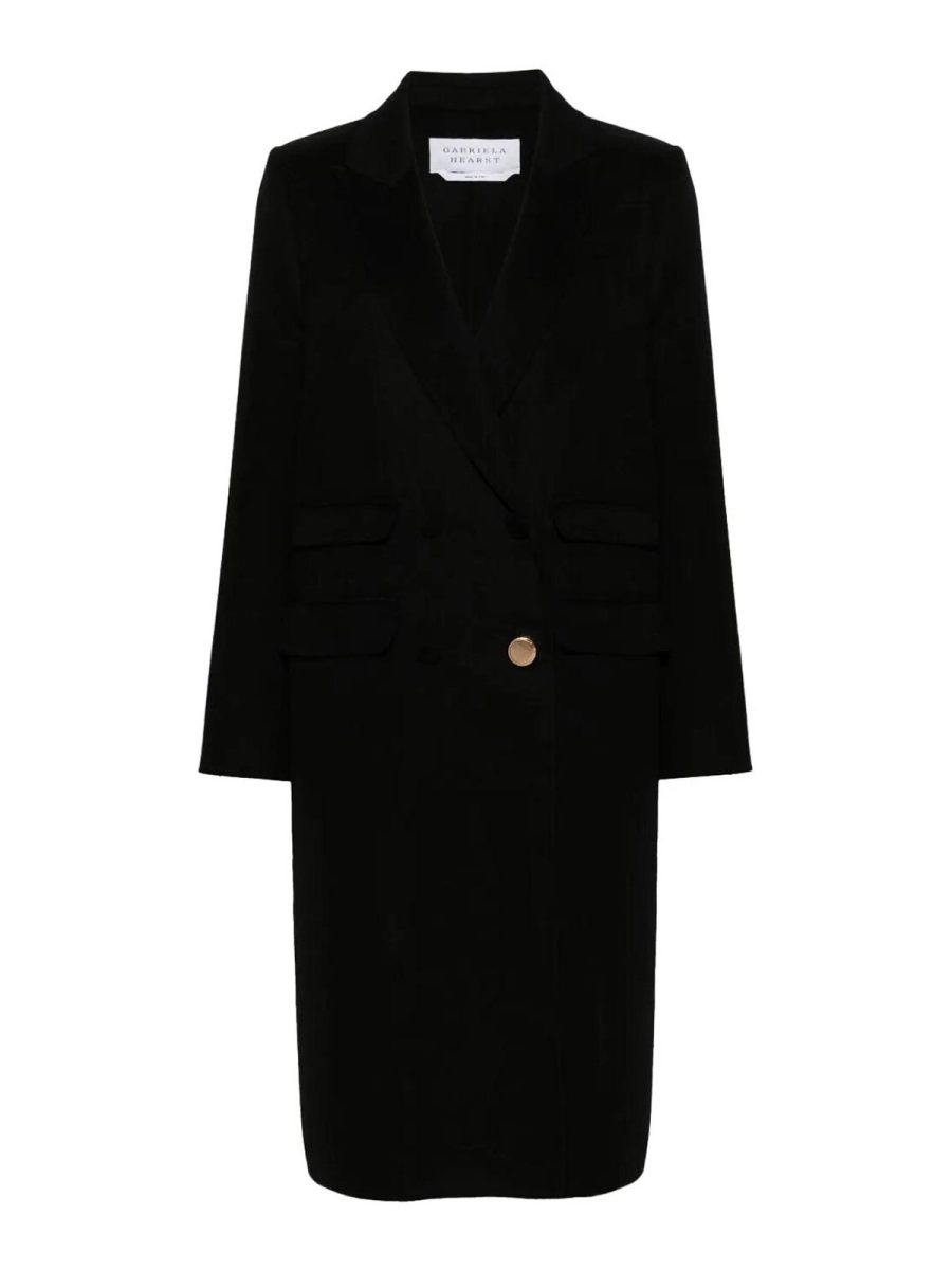 Gabriela Hearst Manteau Court - Noir