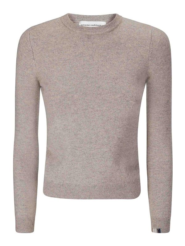 Extreme Cashmere Pull Col Rond - Noir