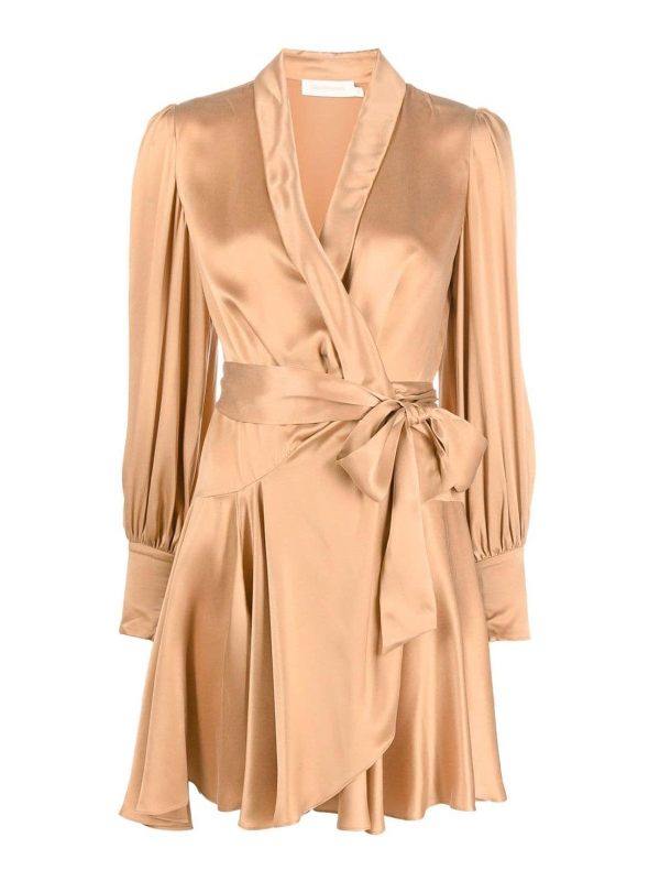 Zimmermann Robe Courte - Marron