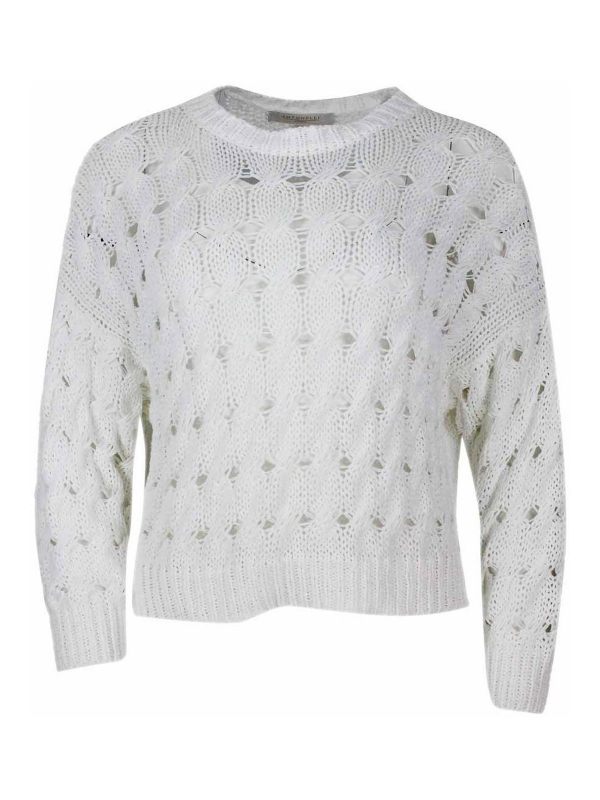 Antonelli Firenze Pull Col Rond - Blanc