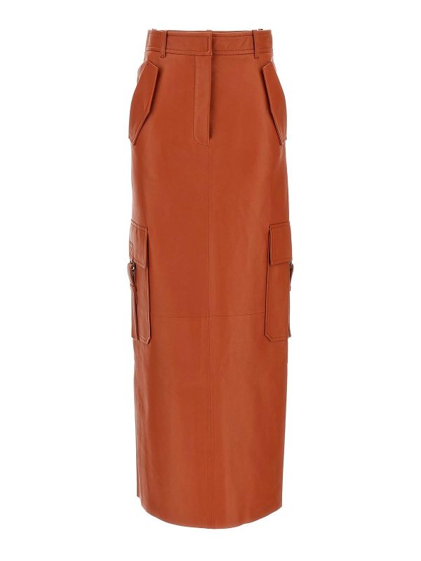 Zimmermann Jupe Midi - Orange