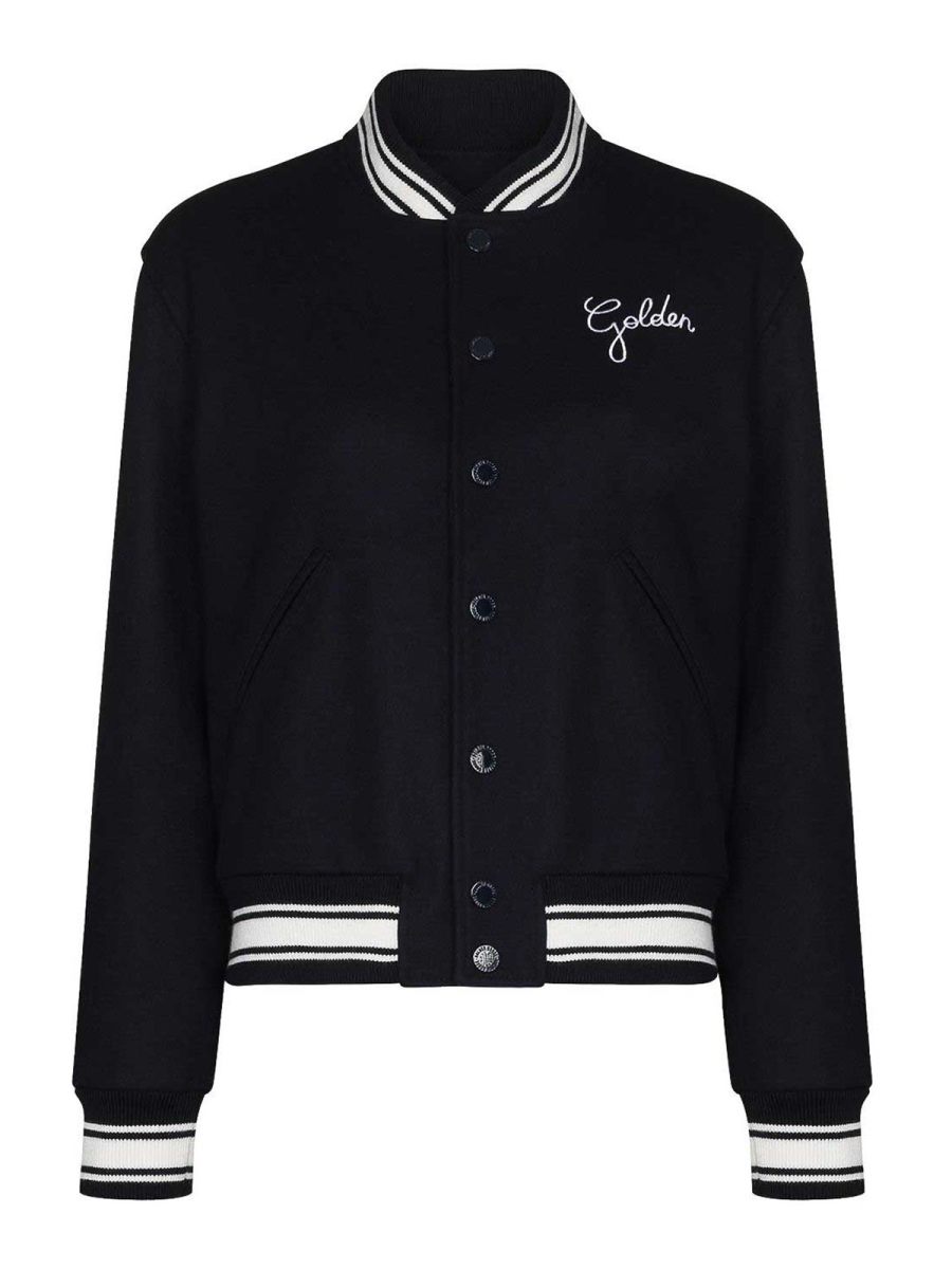 Golden Goose Bomber - Bleu