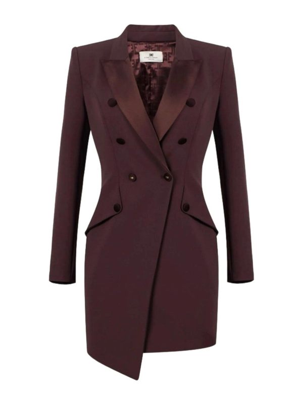 Elisabetta Franchi Robe Courte - Rouge