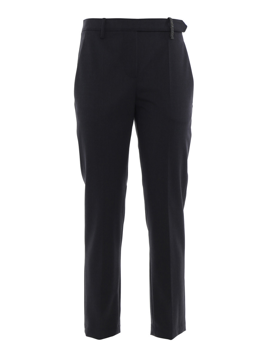Brunello Cucinelli Pantalon Couturier - Gris Foncé