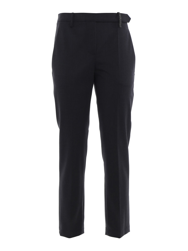 Brunello Cucinelli Pantalon Couturier - Gris Foncé