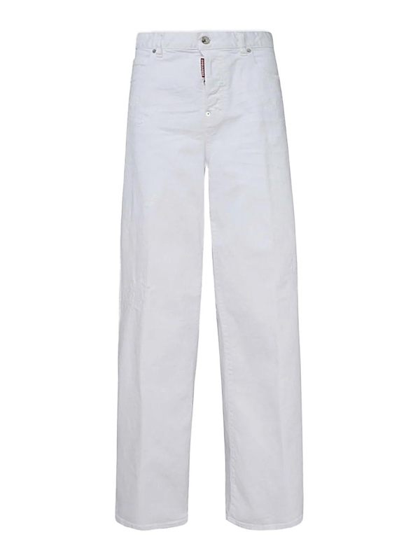 Dsquared2 Jean Droit - Blanc
