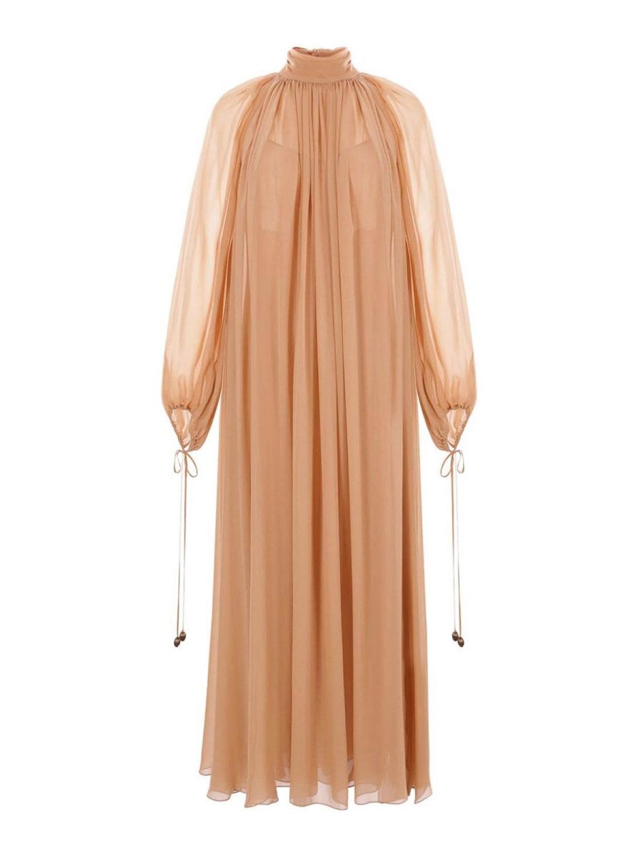 Chloe' Maxi Robe - Beige