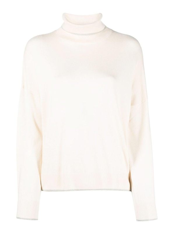 Liu Jo Pull Col Rond - Beige