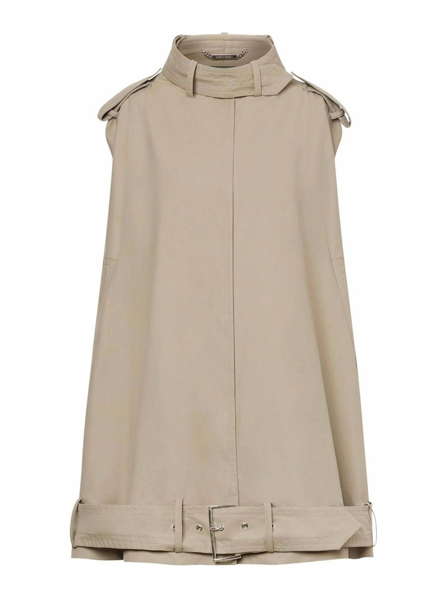 Alberta Ferretti Manteau Court - Couleur Chair
