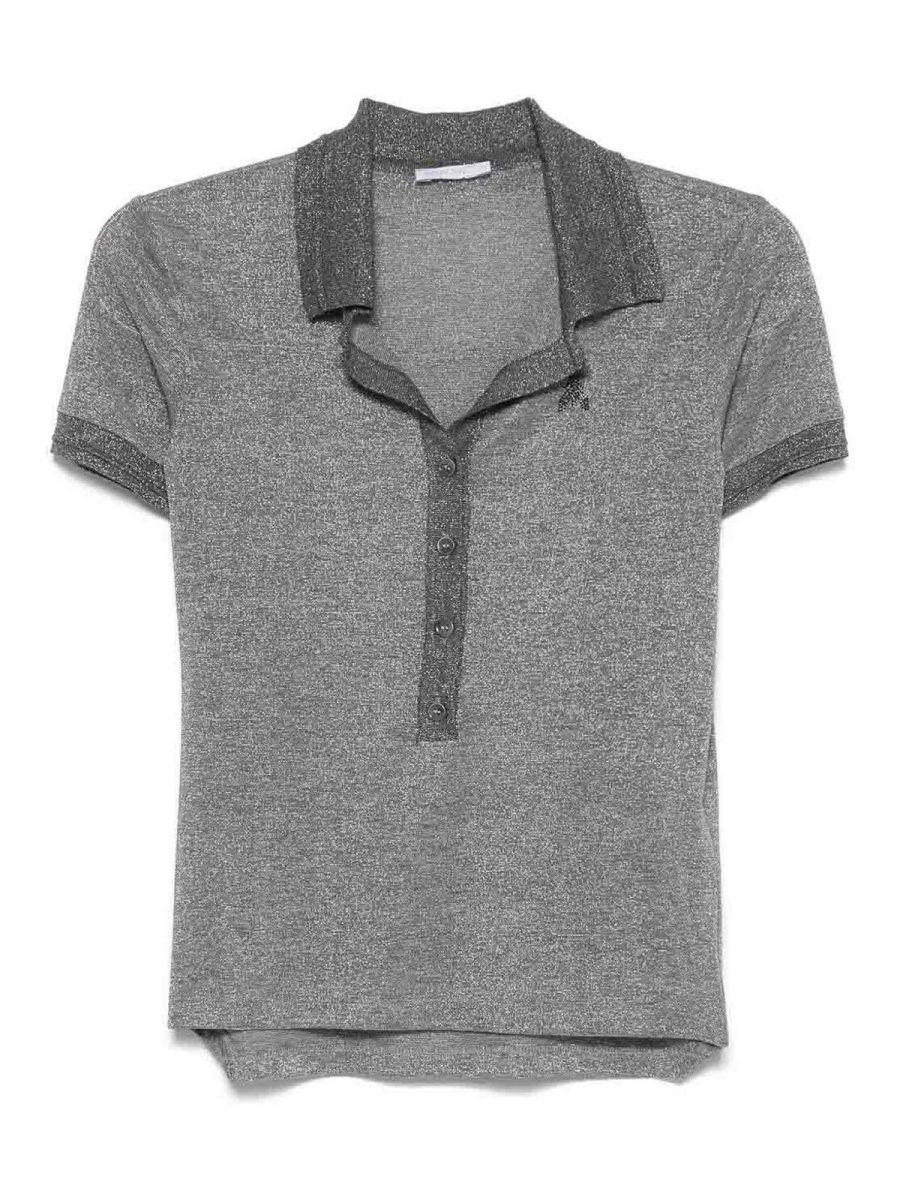 Patrizia Pepe Pull Col Rond - Gris