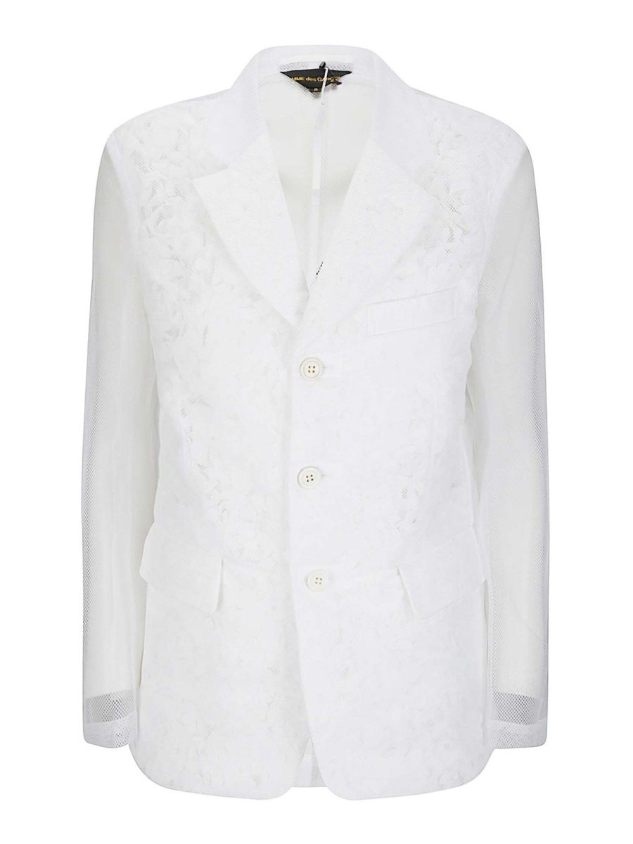Comme Des Garcons Veste Casual - Blanc
